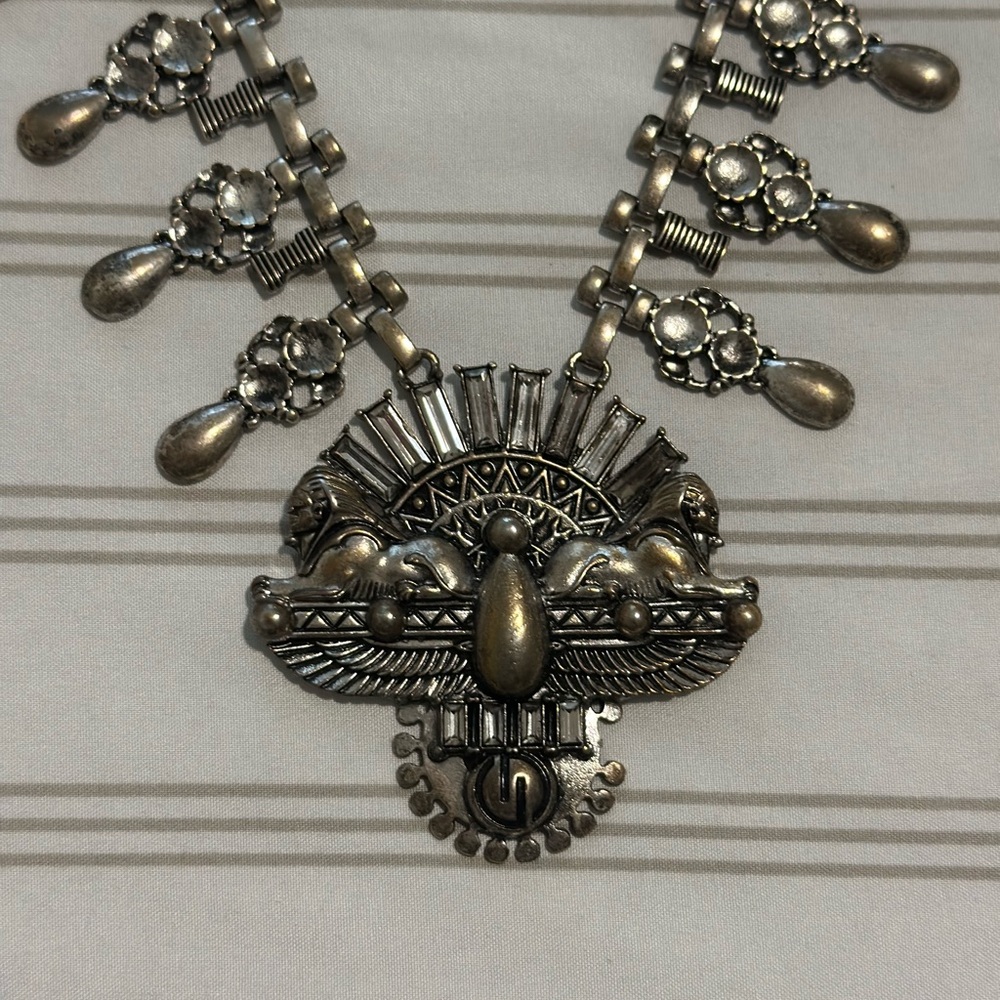Antique-Inspired Silver Necklace - DLNLX BY DYLANLEX